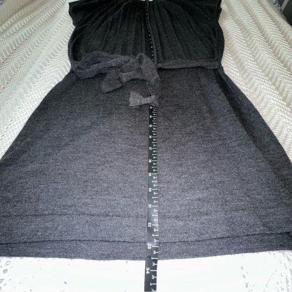 Loft Ann Taylor Sweater Dress with Short Sleeves and attached belt - Medium - Picture 9 of 10